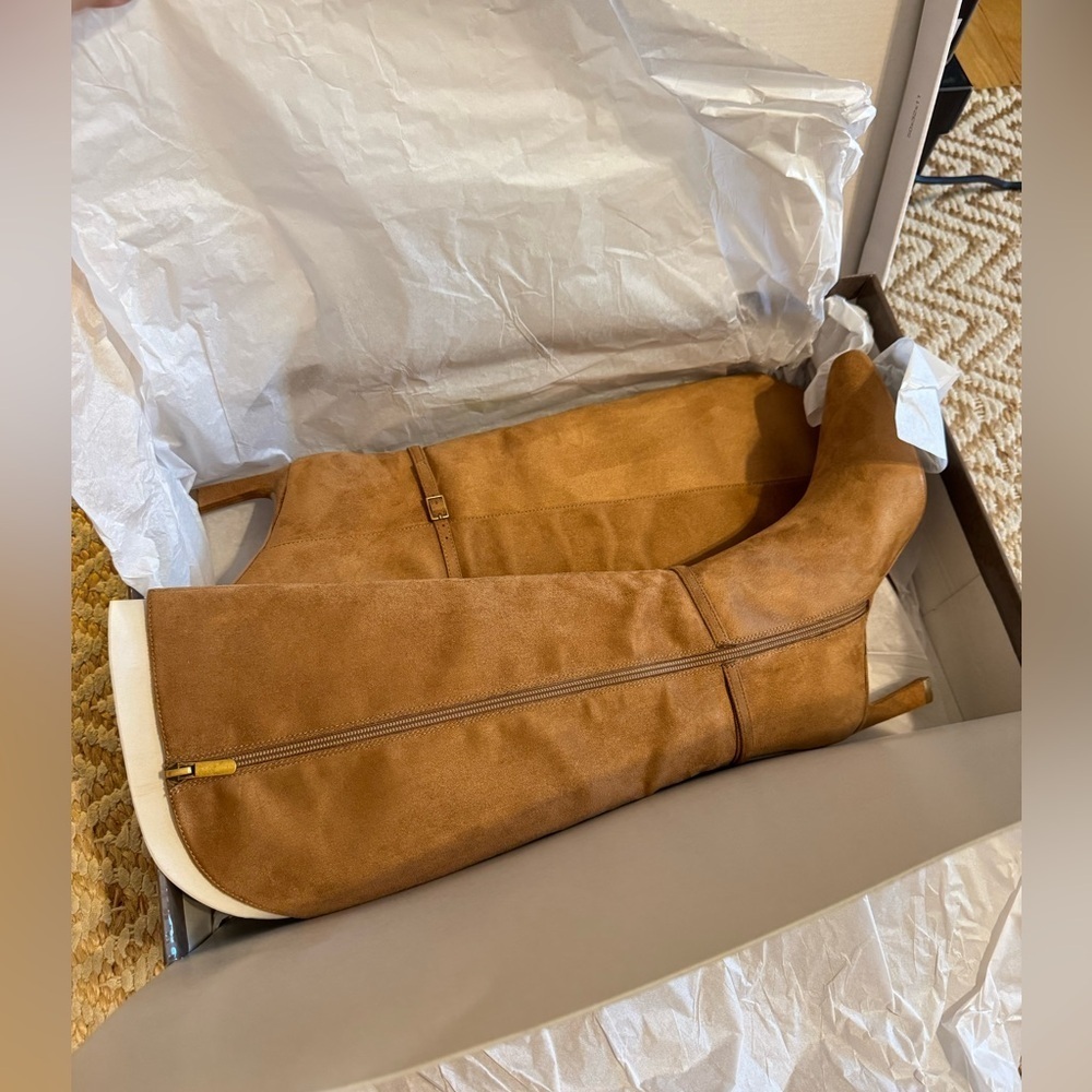 Brand New Tan Knee-High Boots - Picture 4 of 5